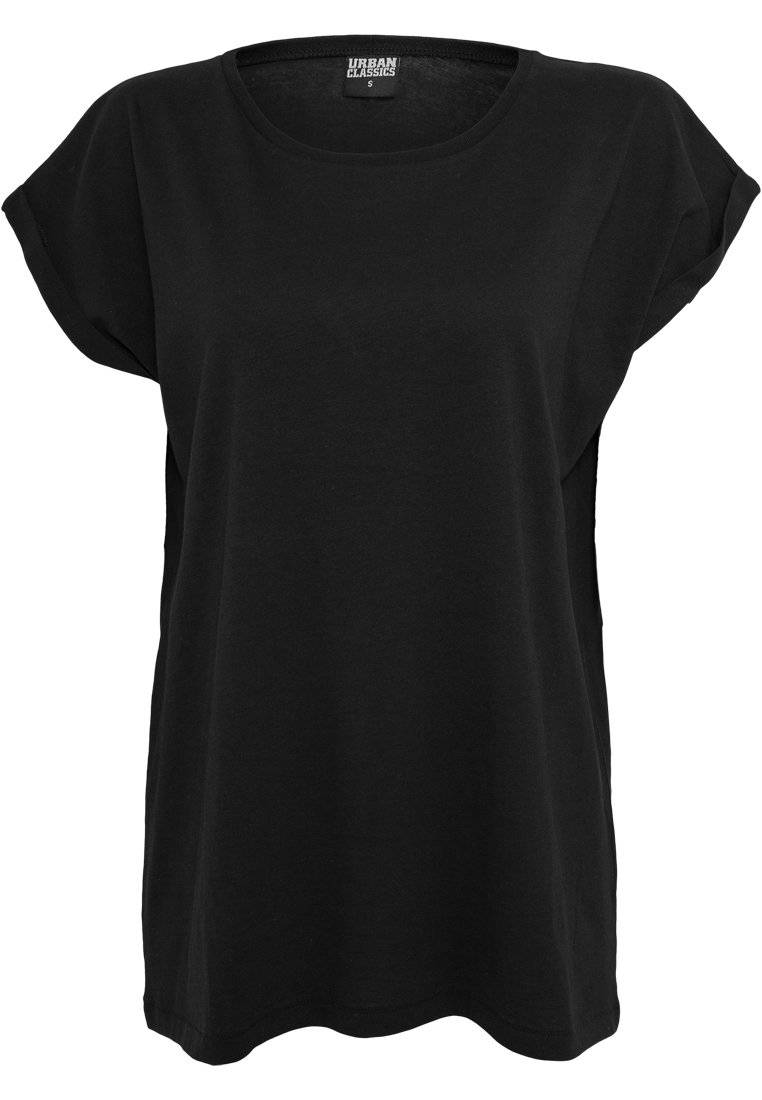 Urban Classics Urban Classics EXTENDED SHOULDER - Basic T-shirt - black Im Verkauf