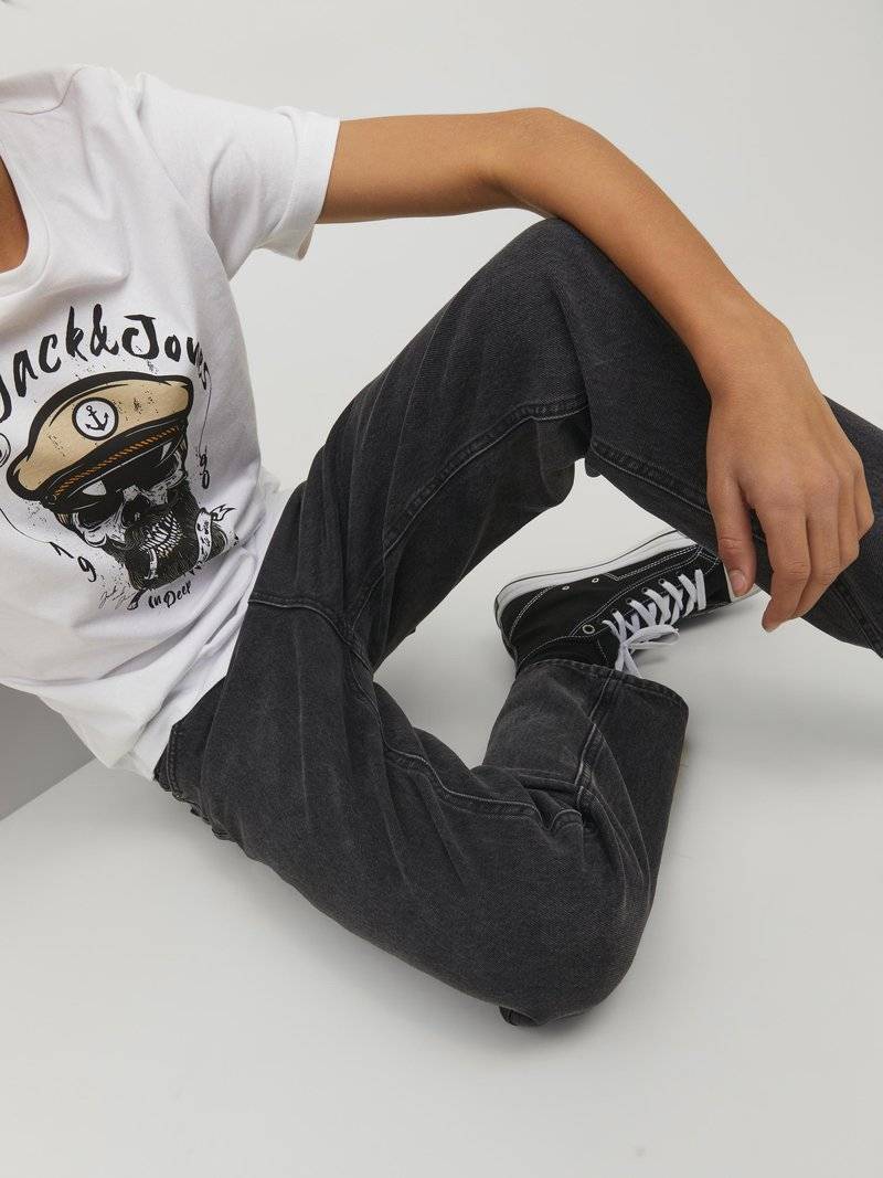 Jack & Jones Junior Jack & Jones Junior JJICHRIS JJORIGINAL - Relaxed fit jeans - black denim Outlet