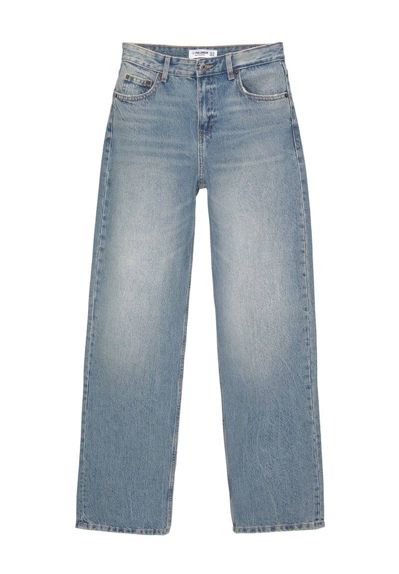 PULL&BEAR PULL&BEAR MID - Straight leg jeans - stone blue denim Auslauf