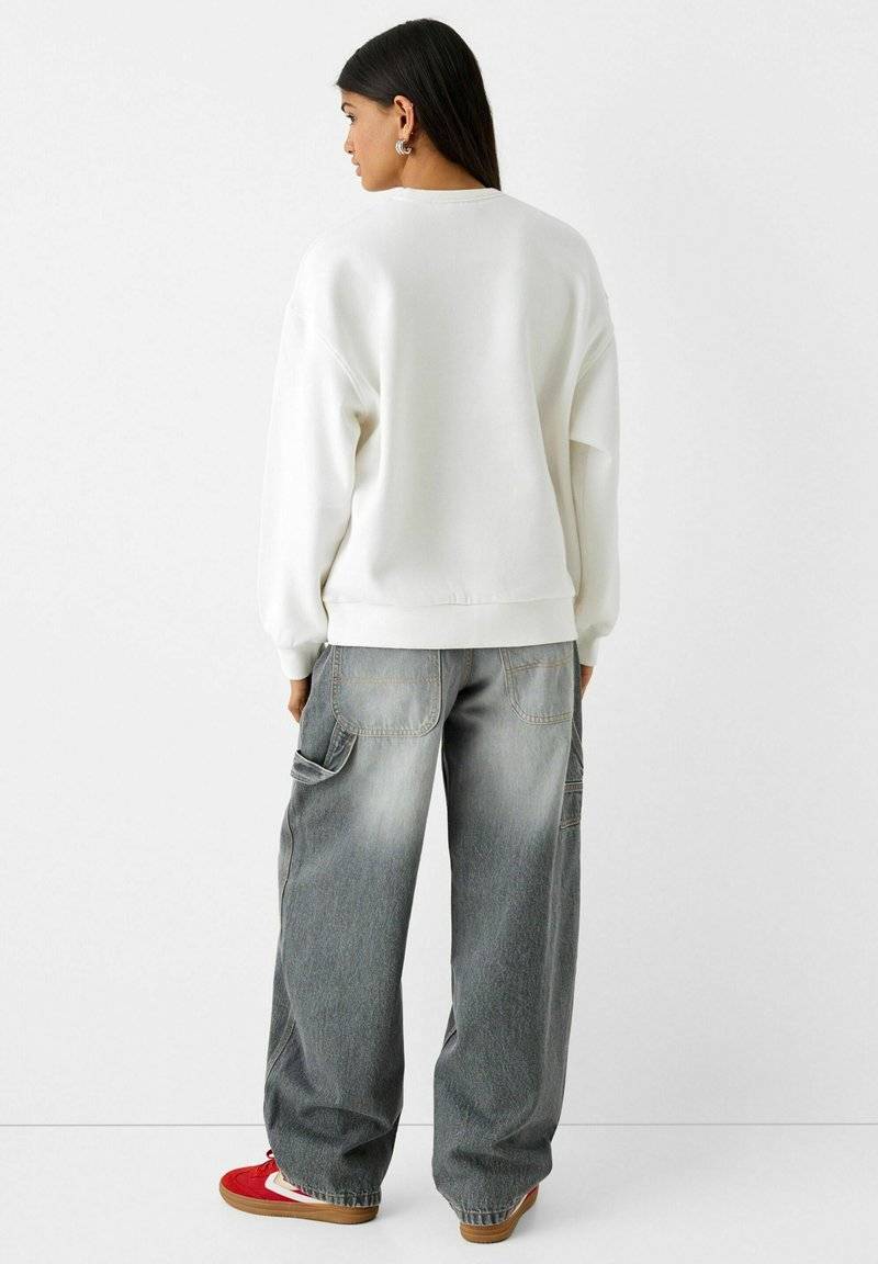 Bershka Bershka Sweatshirt - white Angebote