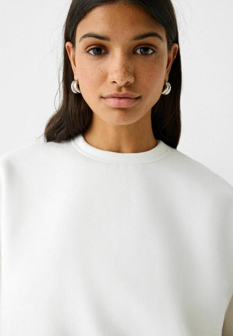 Bershka Bershka Sweatshirt - white Angebote