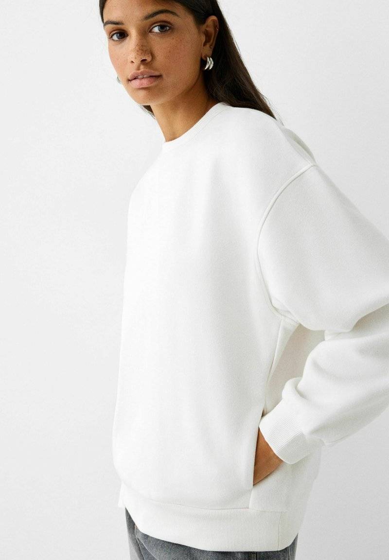 Bershka Bershka Sweatshirt - white Angebote