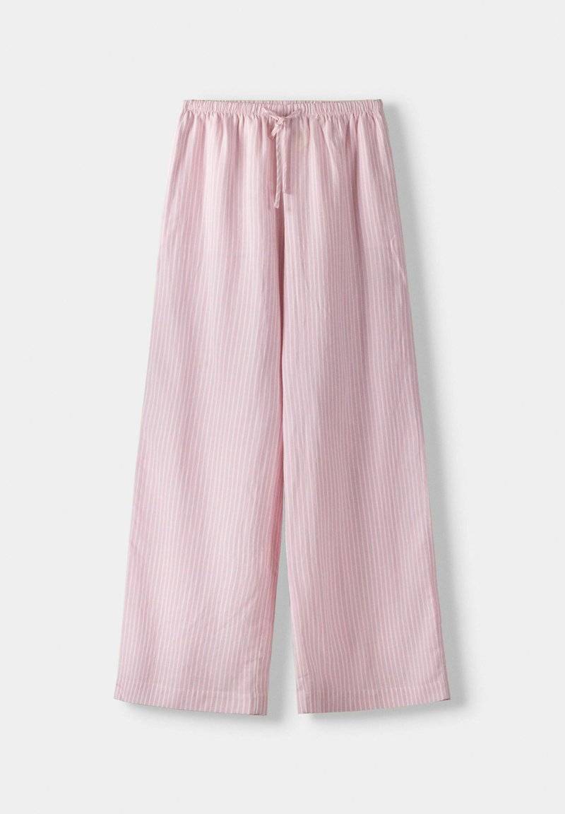 Bershka Bershka WITH AN ELASTIC - Trousers - light pink Günstiger Verkauf