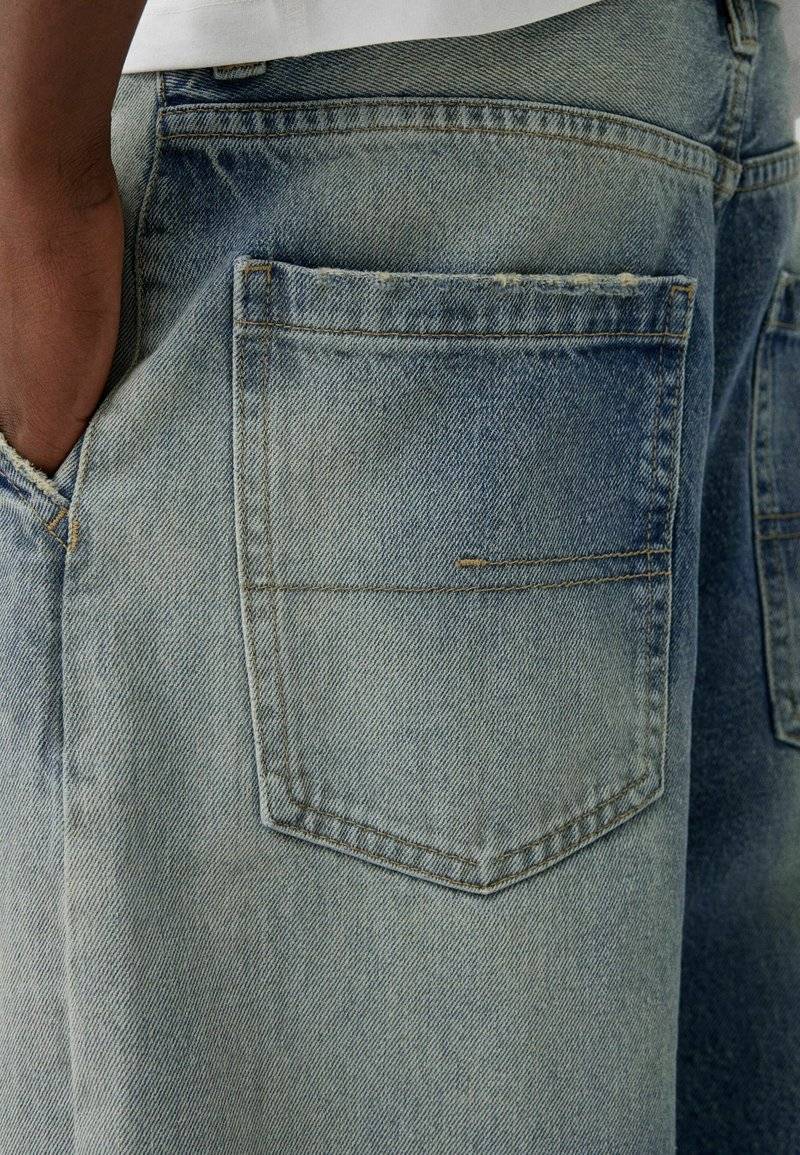 Bershka Bershka Relaxed fit jeans - blue grey Kostenloser Versand