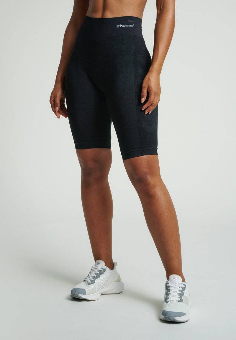 Hummel Hummel SEAMLESS CYCLING - Leggings - black melange Großer Ausverkauf