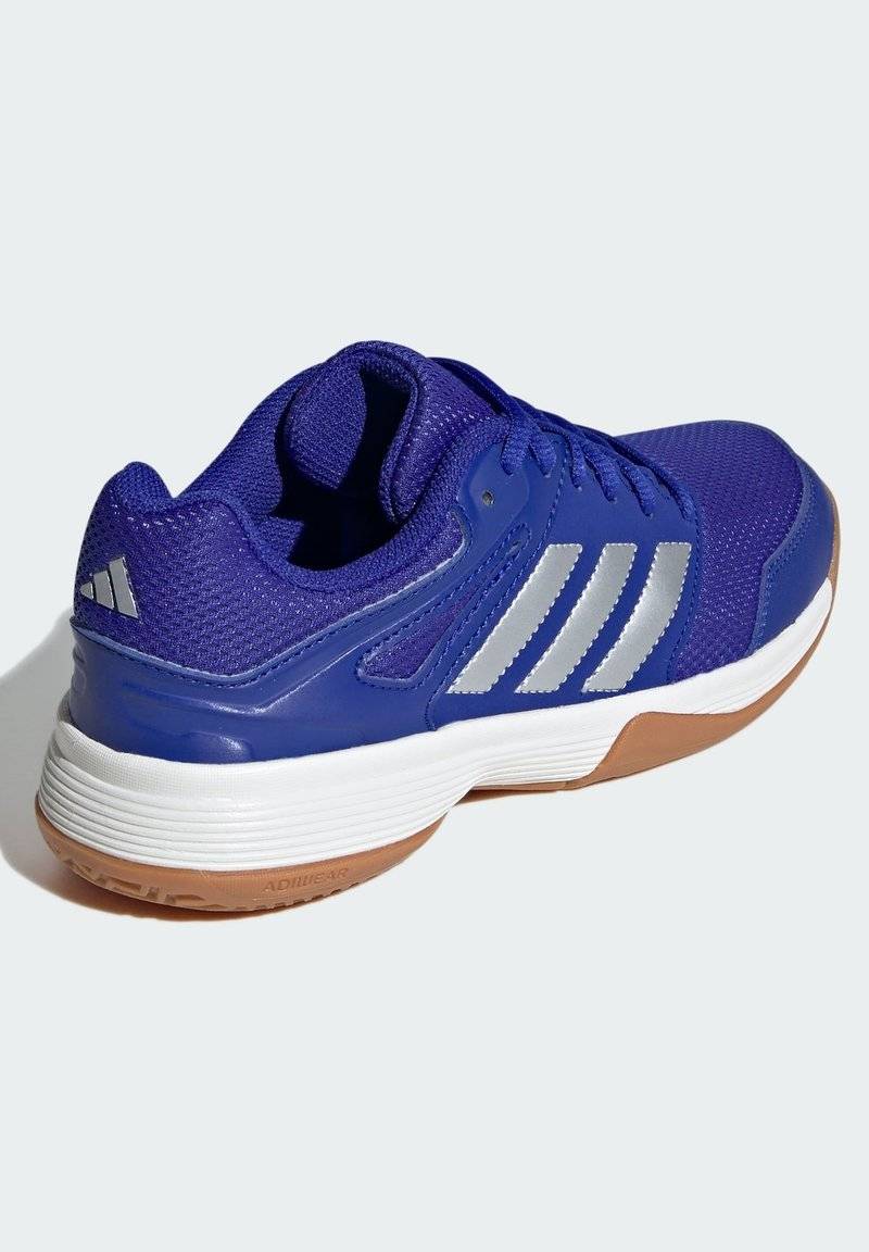adidas Performance adidas Performance SPEEDCOURT INDOOR KIDS - Stability running shoes - lucid blue silver metallic gum Flash Sale