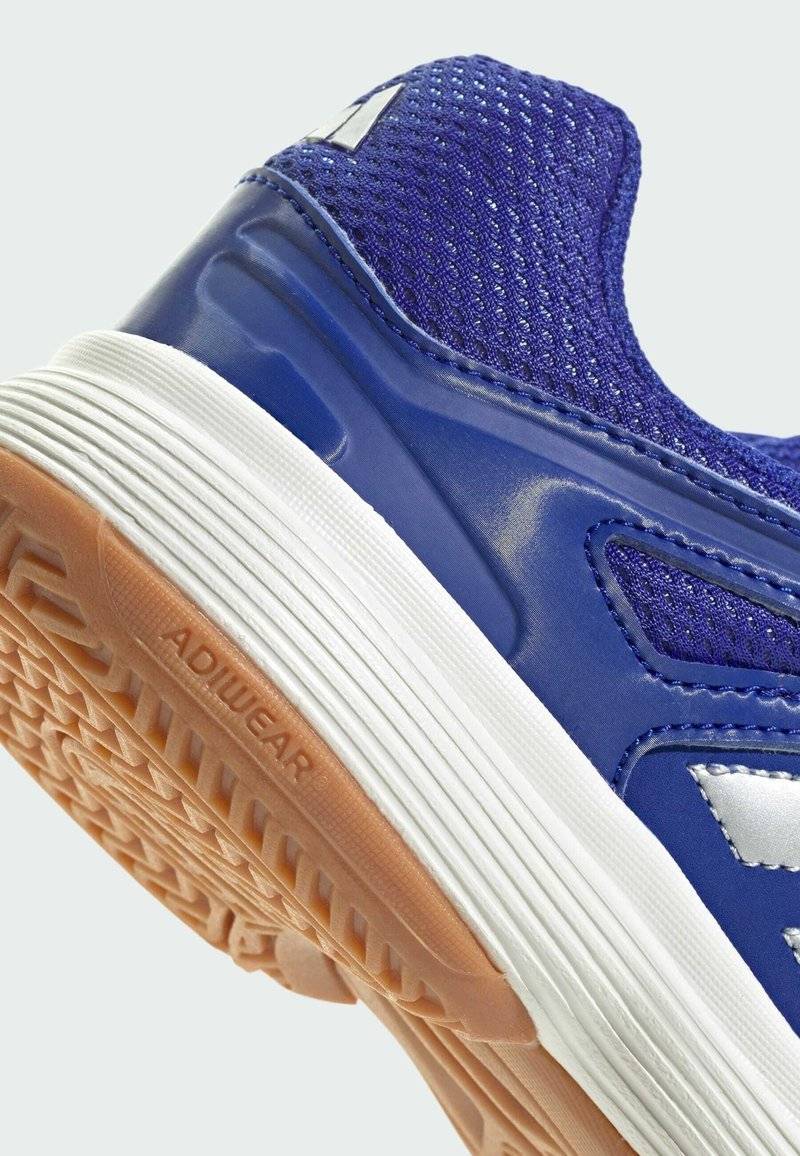 adidas Performance adidas Performance SPEEDCOURT INDOOR KIDS - Stability running shoes - lucid blue silver metallic gum Flash Sale