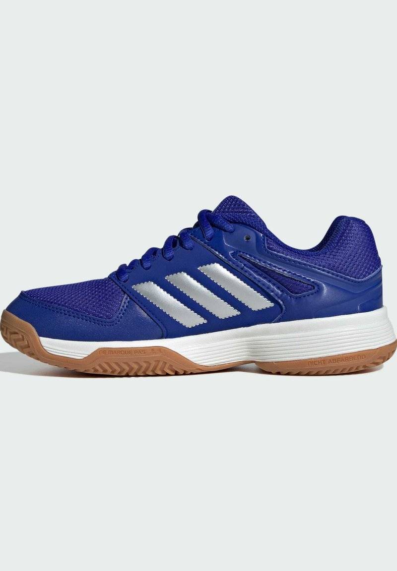 adidas Performance adidas Performance SPEEDCOURT INDOOR KIDS - Stability running shoes - lucid blue silver metallic gum Flash Sale