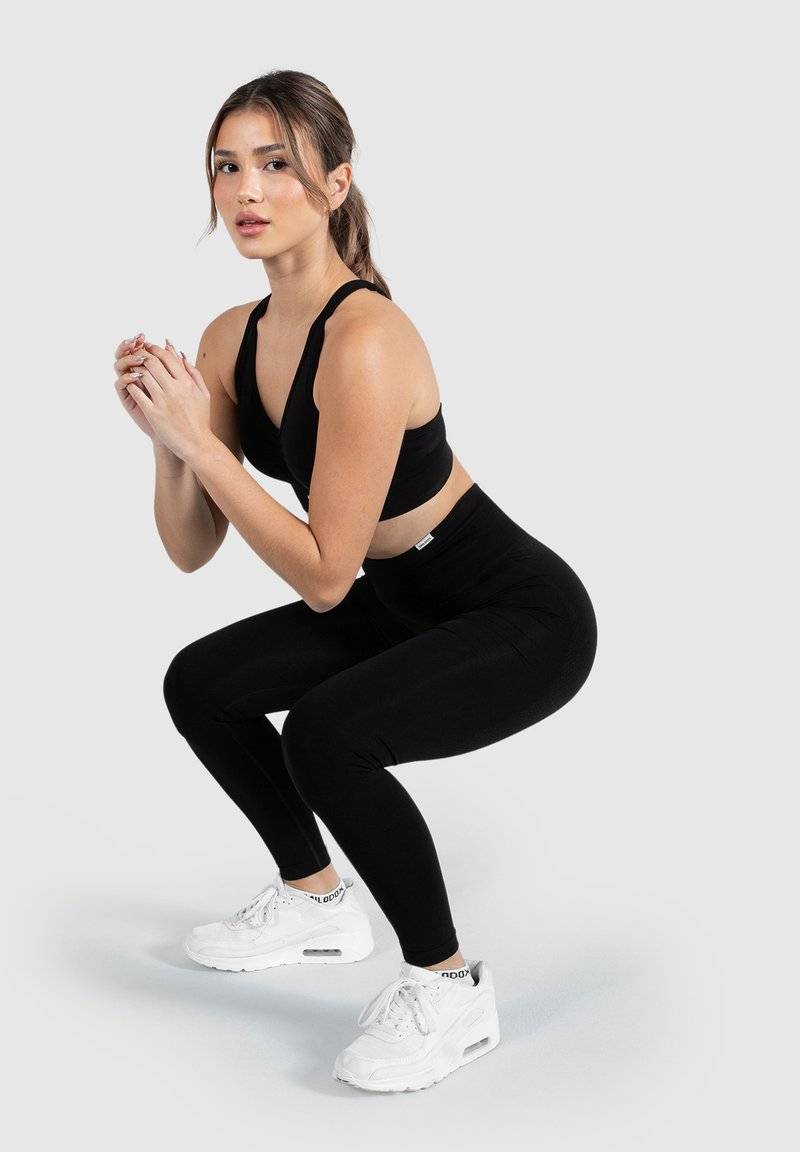 Smilodox Smilodox AMAZE SCRUNCH - Leggings - schwarz Zeitbegrenzte Promotion