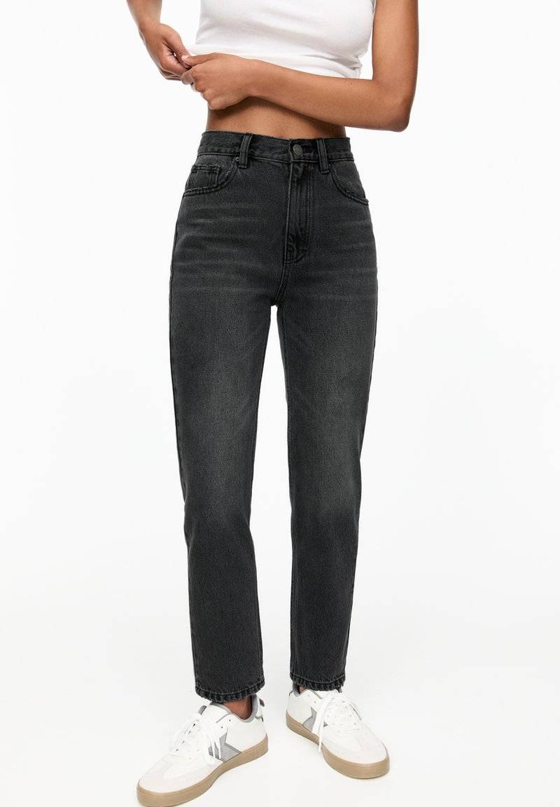 PULL&BEAR PULL&BEAR MOM - Slim fit jeans - dark grey Kostenloser Versand international
