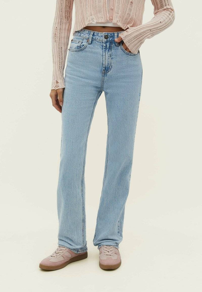 Stradivarius Stradivarius VINTAGE - Straight leg jeans - blue denim Fabrikladen