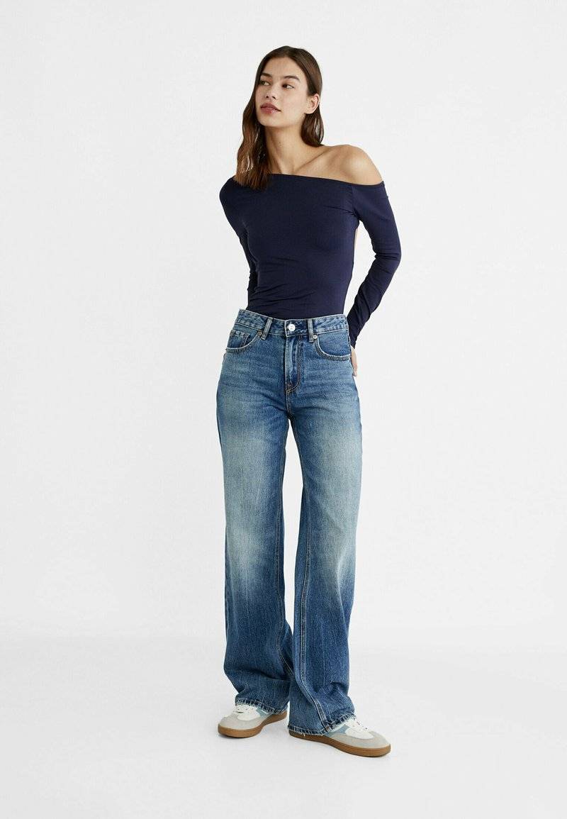 Stradivarius Stradivarius Straight leg jeans - blue Outlet