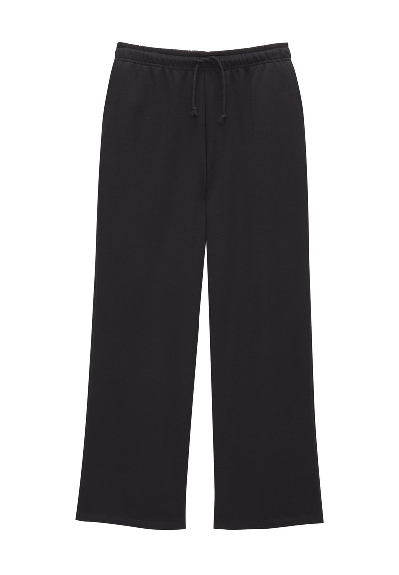 PULL&BEAR PULL&BEAR WIDE-LEG - Tracksuit bottoms - black Fabrik Onlineshop