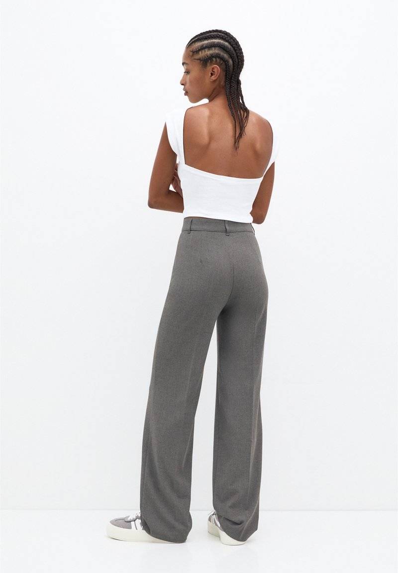 PULL&BEAR PULL&BEAR SMART SEAMED - Trousers - grey Fabrikpreis