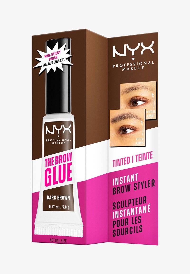 NYX Professional Makeup NYX Professional Makeup THE BROW GLUE INSTANT STYLER - Eyebrow gel - Cool Brown Online Shopping