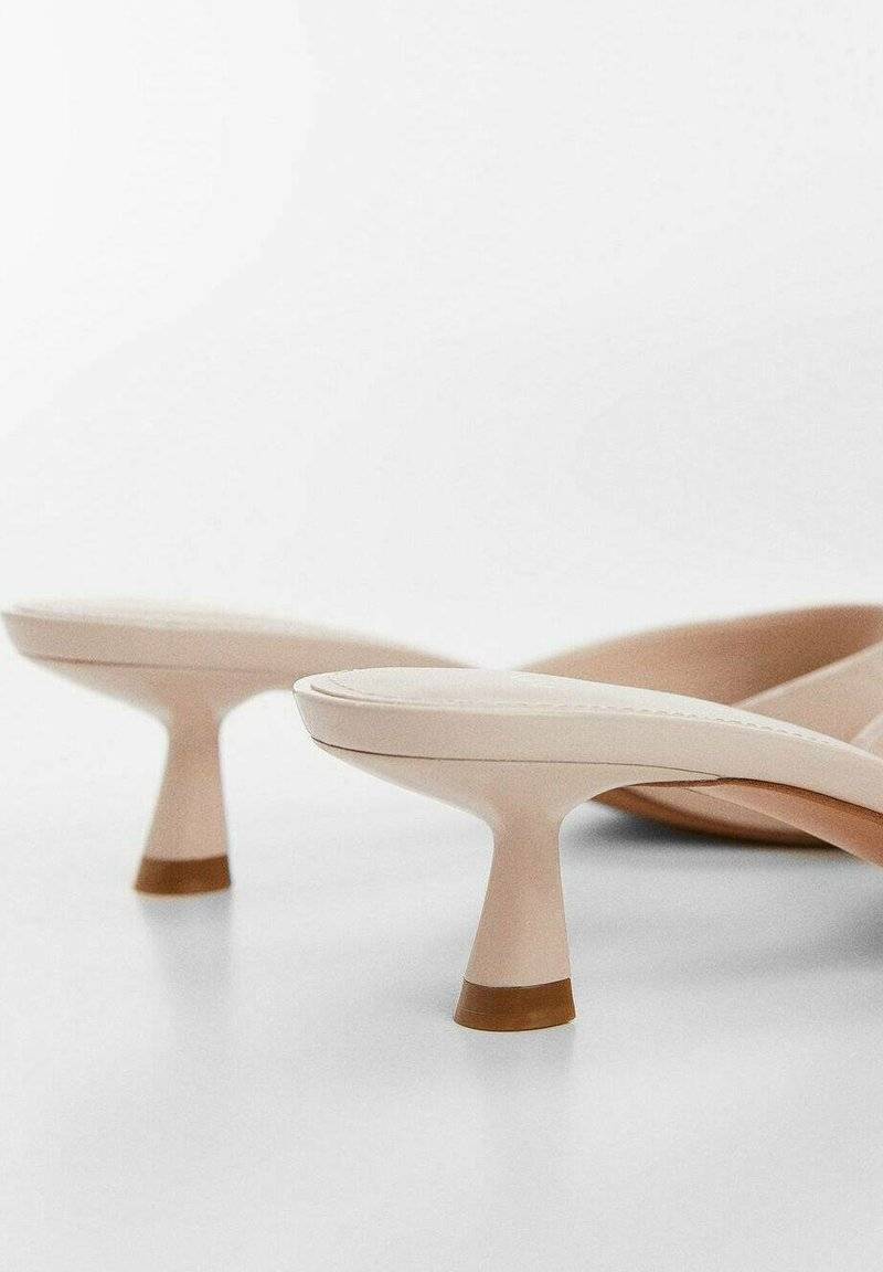 Mango Mango LOW - Heeled mules - nude Super Sparpreis