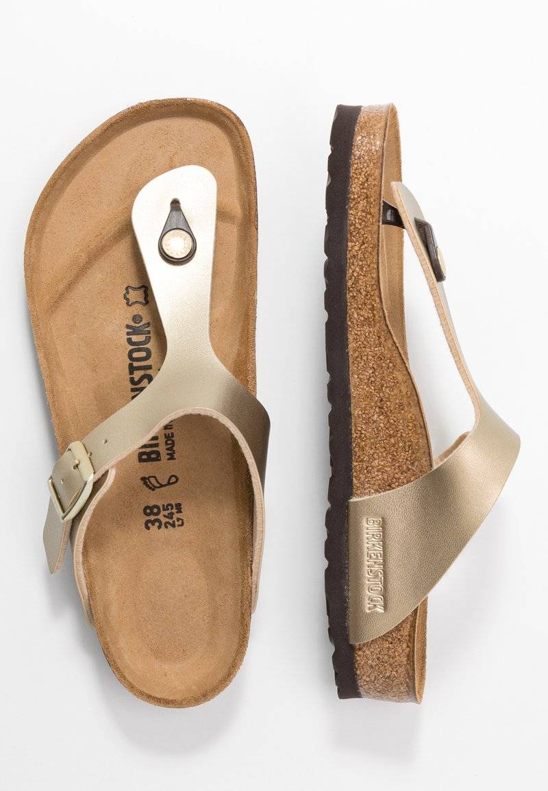 Birkenstock Birkenstock GIZEH BF REGULAR - Slippers - gold Wochenangebot