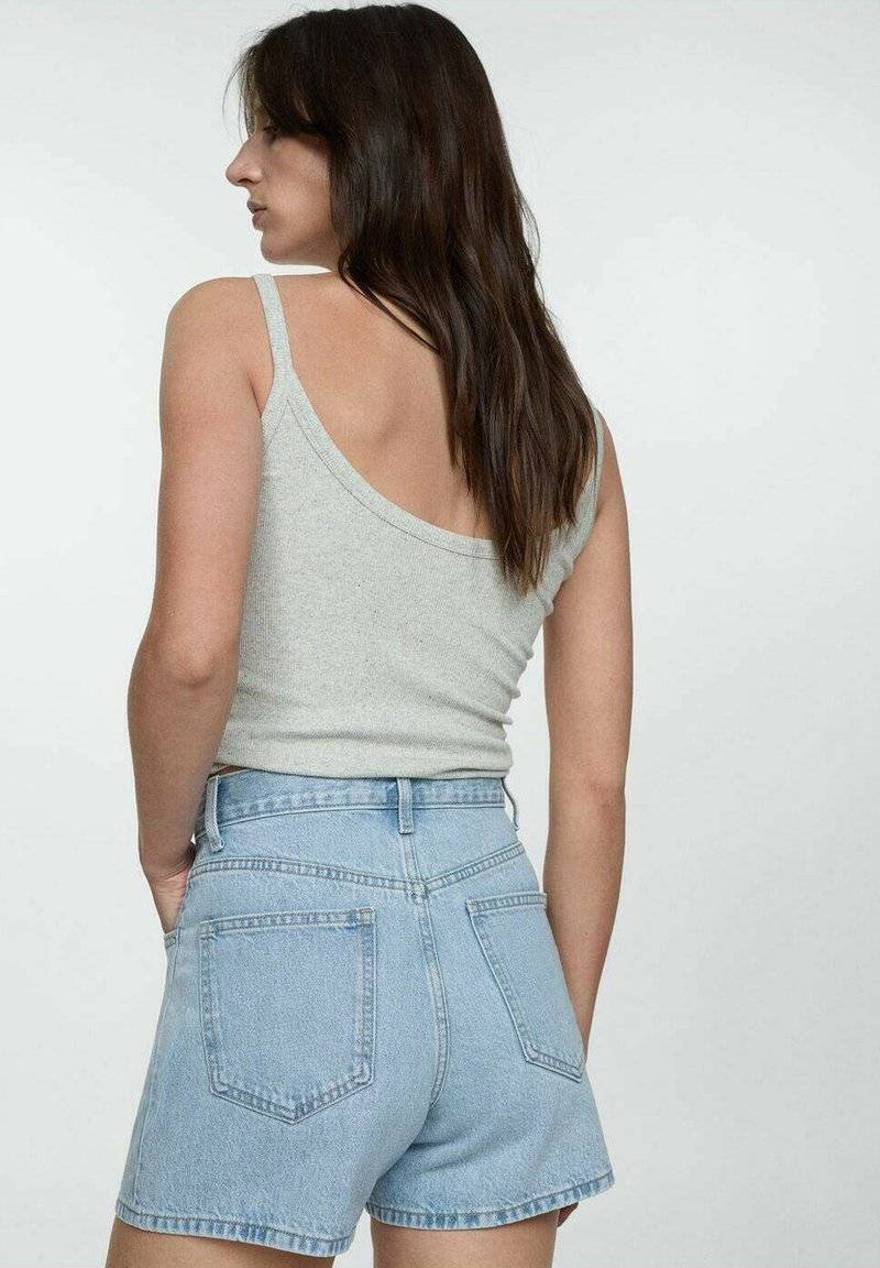 Mango Mango Denim shorts - light blue Fabrikverkauf