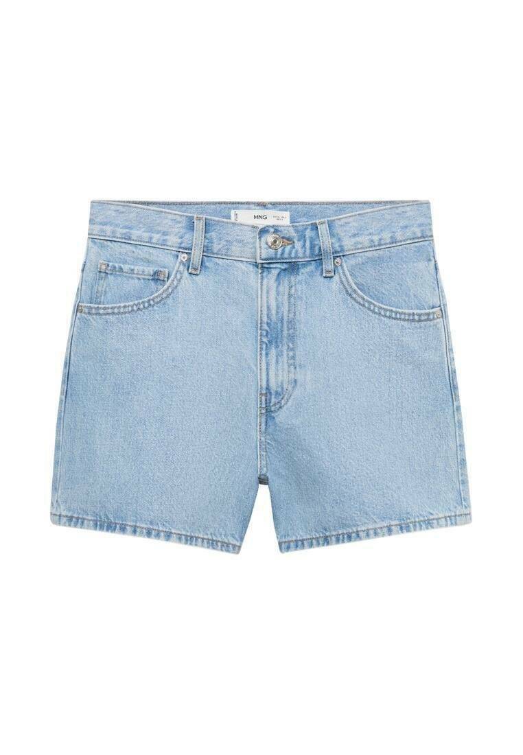 Mango Mango Denim shorts - light blue Fabrikverkauf