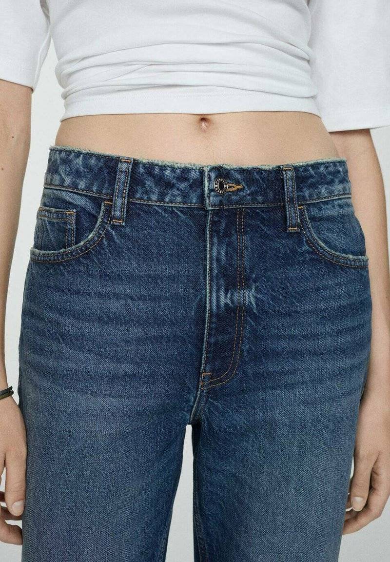 Mango Mango Relaxed fit jeans - bleu foncé Kostenloser Versand