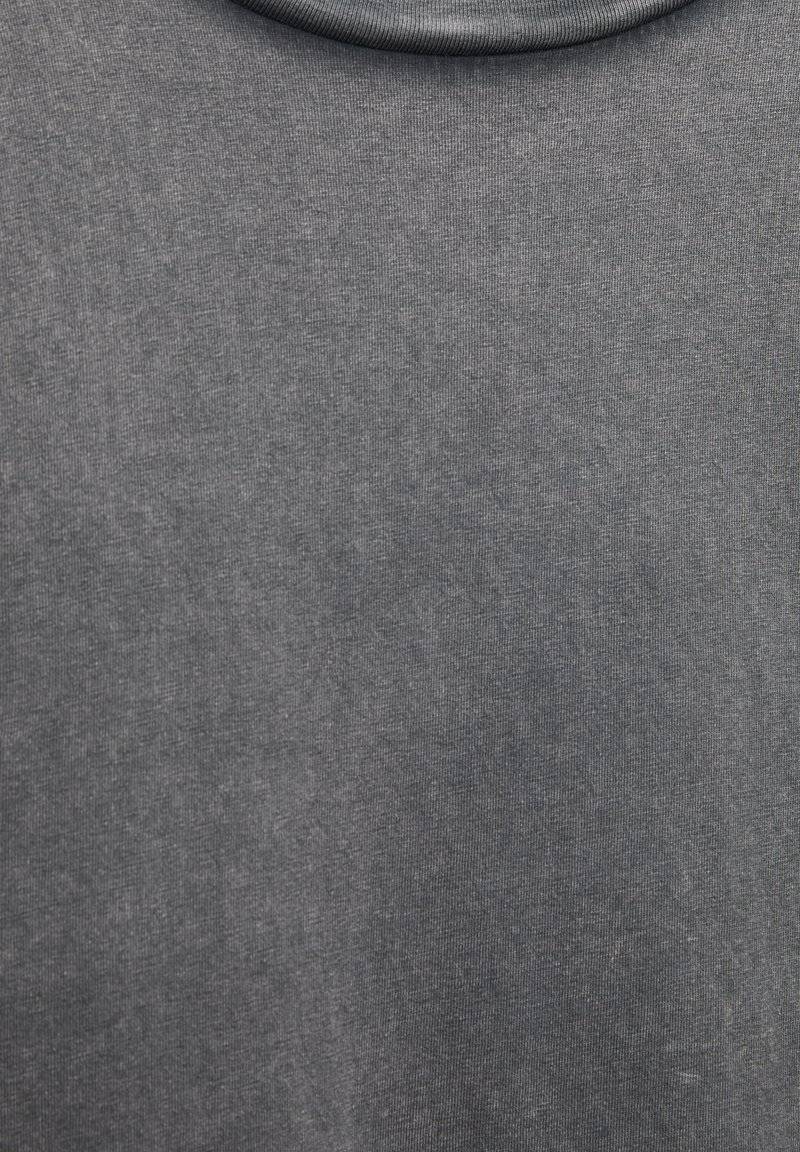 PULL&BEAR PULL&BEAR SHORT SLEEVE - Basic T-shirt - dark grey Limitierter Zeitrabatt