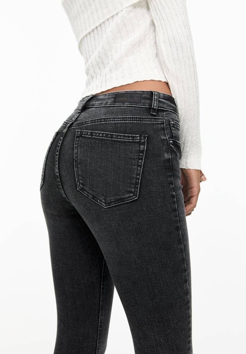 PULL&BEAR PULL&BEAR MID-RISE - Jeans Skinny Fit - grey Black Friday