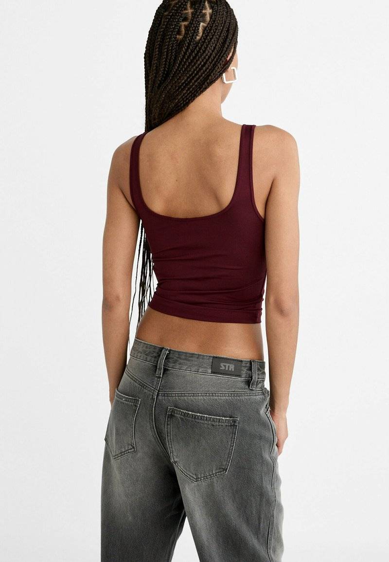 Stradivarius Stradivarius BAGGY JEANS 07356280 - Relaxed fit jeans - dark grey Osterangebot