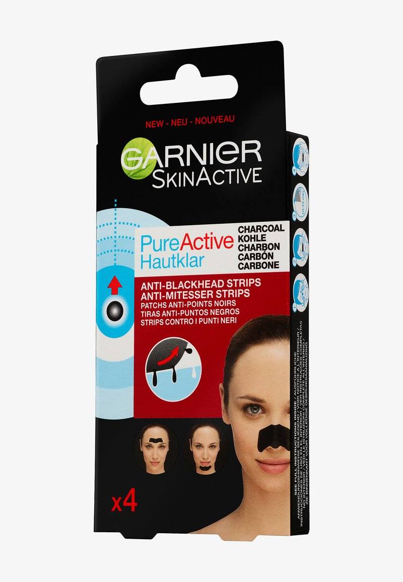 Garnier Garnier SKIN CLEAR CHARCOAL NOSE STRIPS - Face mask Kostenlose Rückgabe