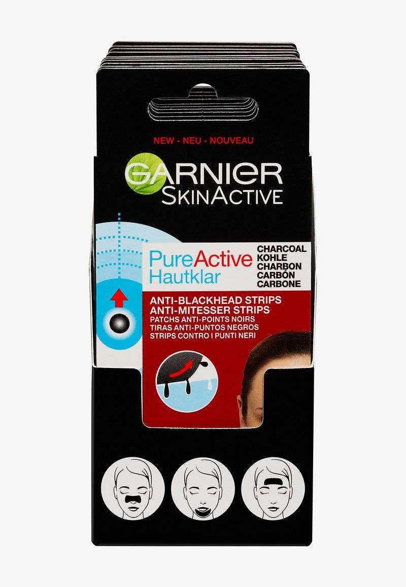 Garnier Garnier SKIN CLEAR CHARCOAL NOSE STRIPS - Face mask Kostenlose Rückgabe