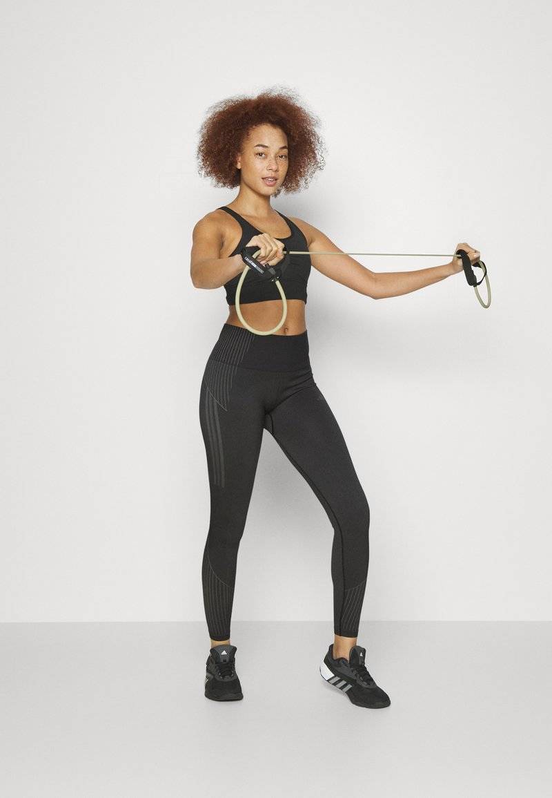 adidas Performance adidas Performance SEAMLESS BRANDED 7/8 - Leggings - black Letzter Tag