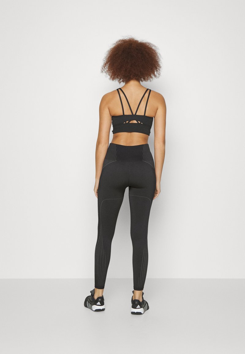 adidas Performance adidas Performance SEAMLESS BRANDED 7/8 - Leggings - black Letzter Tag