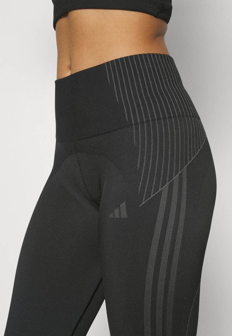 adidas Performance adidas Performance SEAMLESS BRANDED 7/8 - Leggings - black Letzter Tag