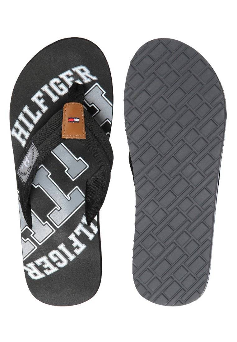 Tommy Hilfiger Tommy Hilfiger HERREN - T-bar sandals - black Discount Store für neue Produkte
