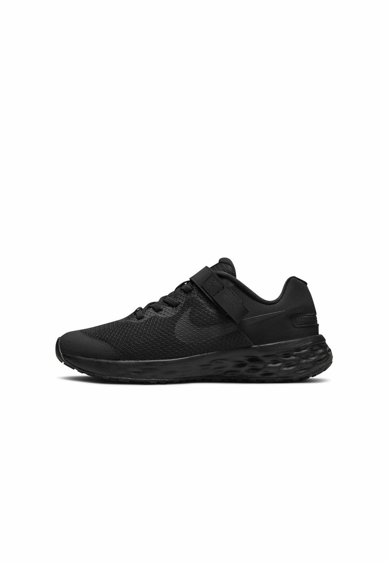 Nike Performance Nike Performance NIKE REVOLUTION 6 FLYEASE (GS - Neutral running shoes - black dark smoke grey black 2025