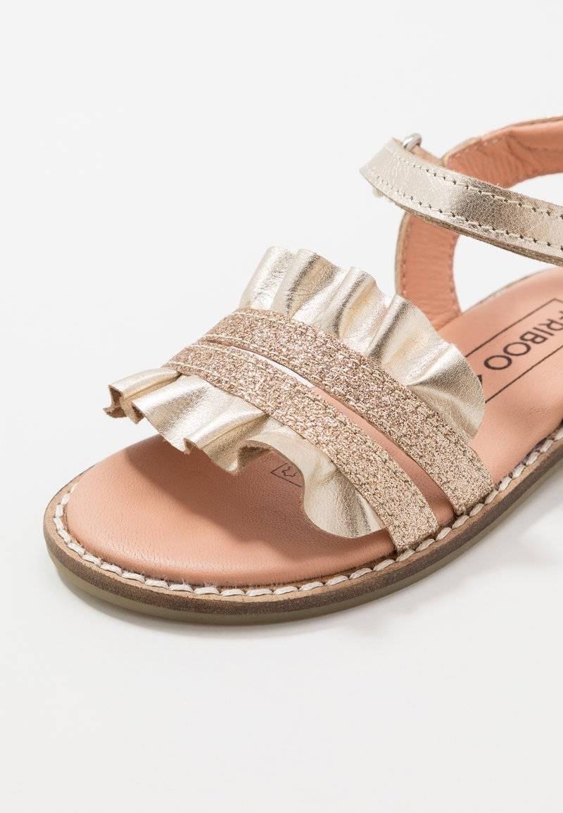 Friboo Friboo LEATHER - Sandals - gold Hotsell