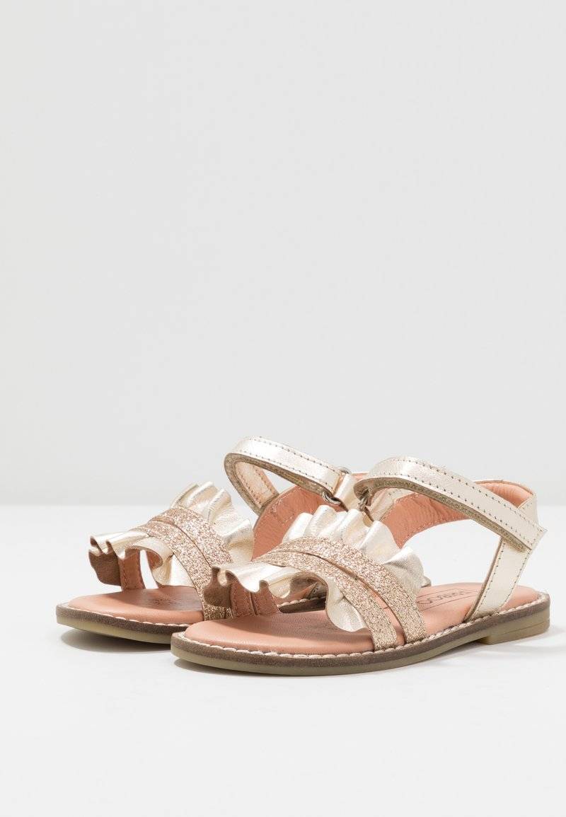 Friboo Friboo LEATHER - Sandals - gold Hotsell
