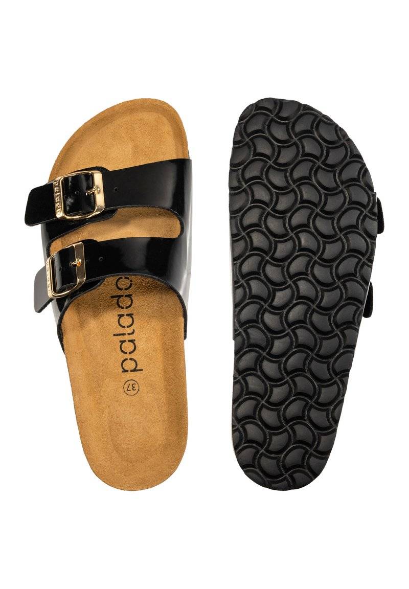 Palado Palado MILOS - Mules - lack schwarz Fabrikpreis