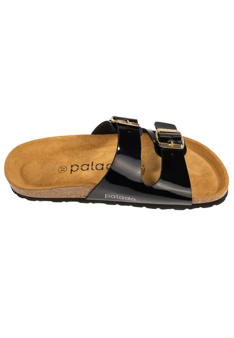 Palado Palado MILOS - Mules - lack schwarz Fabrikpreis