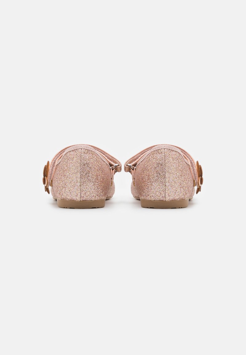 Friboo Friboo Ankle strap ballet pumps - rose gold Sonderangebot