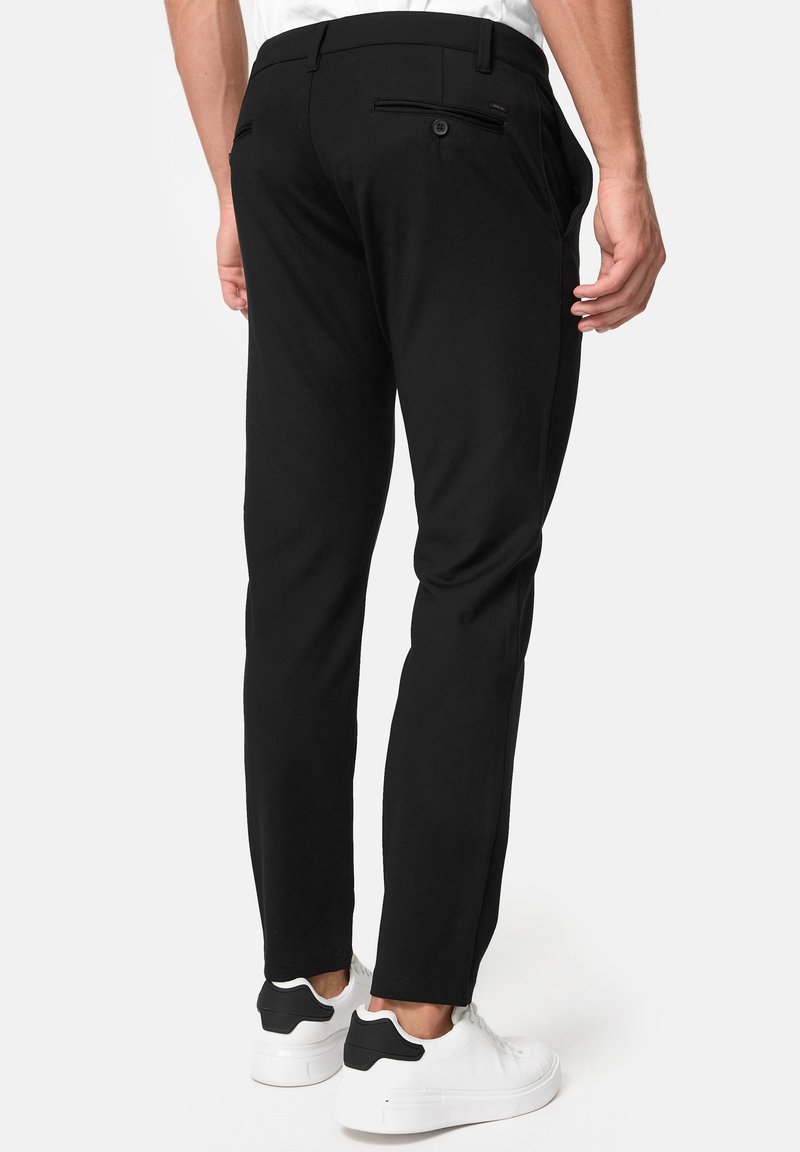 INDICODE JEANS INDICODE JEANS SUPER STRETCH RODEKRO - Chinos - black Letzter Tag
