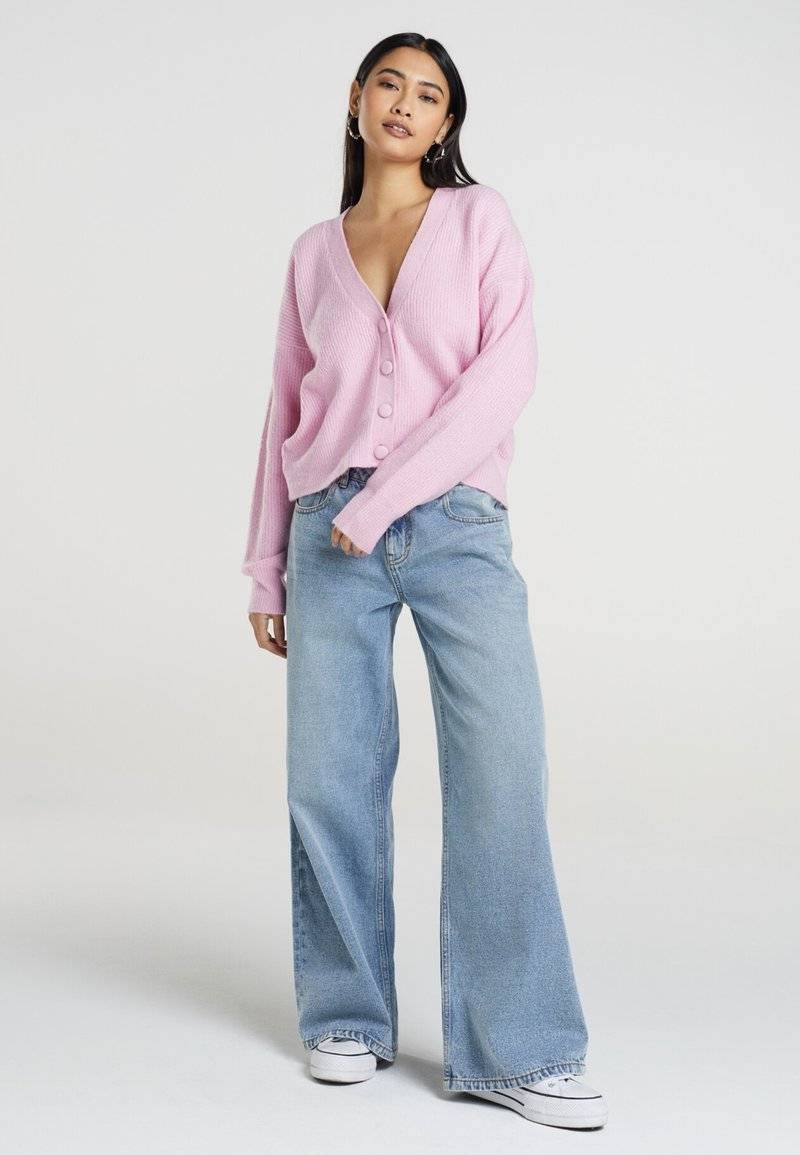 Brave Soul Brave Soul LKC-230DAFFIE - Cardigan - pink Zeitbegrenzte Promotion
