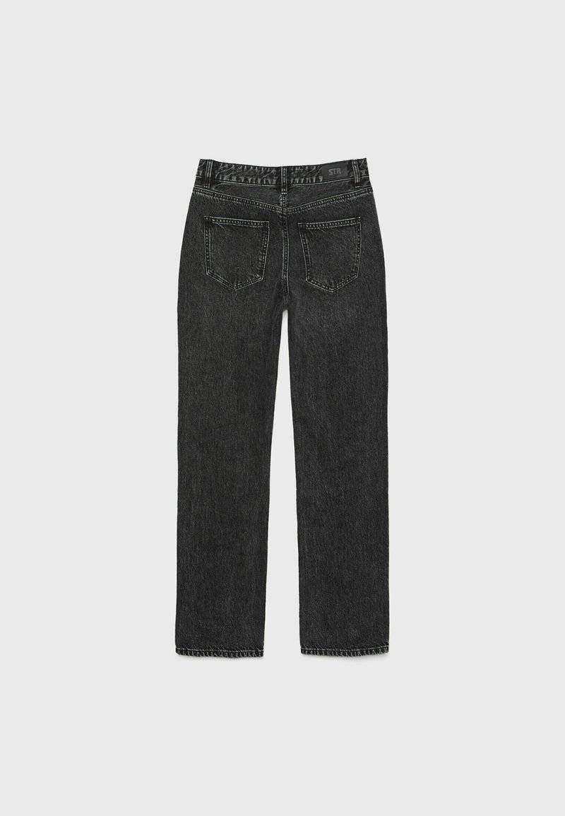 Stradivarius Stradivarius Straight leg jeans - dark grey Kostenloser Versand international