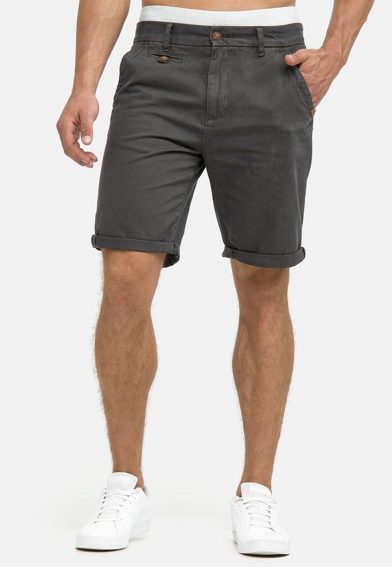 INDICODE JEANS INDICODE JEANS CUBA - Shorts - raven Fabrikladen
