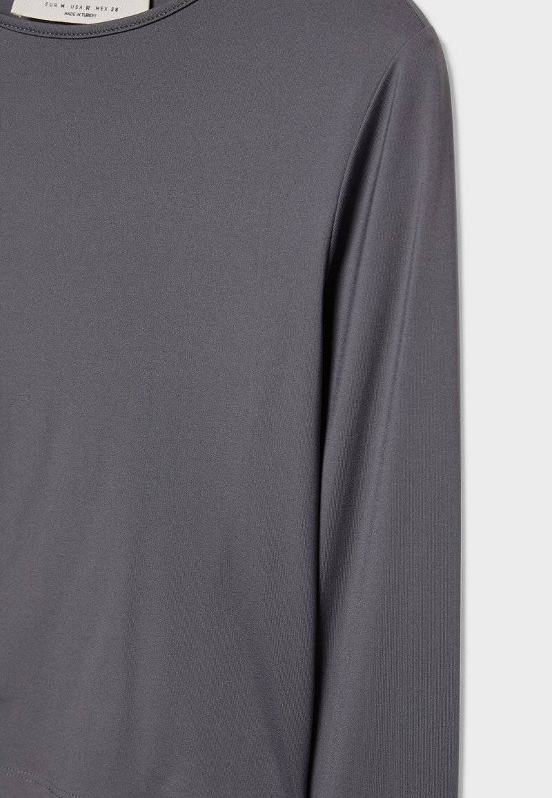 Stradivarius Stradivarius Long sleeved top - dark grey Online