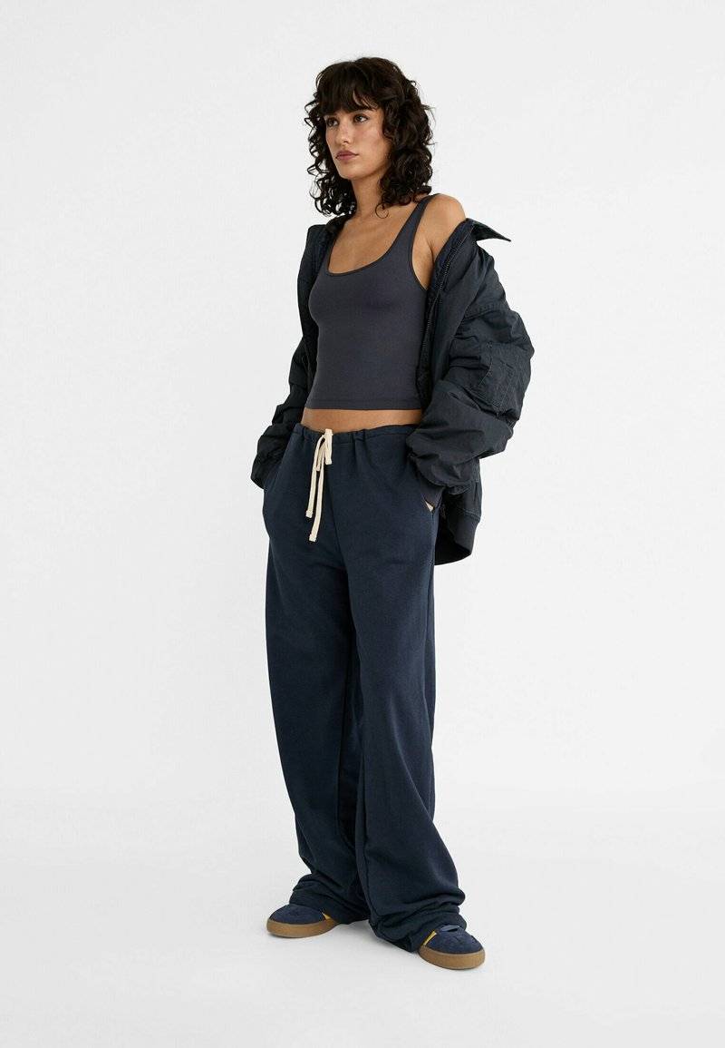 Stradivarius Stradivarius Top - dark blue Verkauf