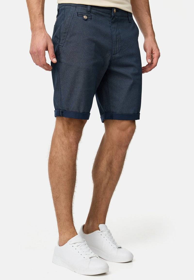 INDICODE JEANS INDICODE JEANS CUBA - Shorts - mottled blue Angebote