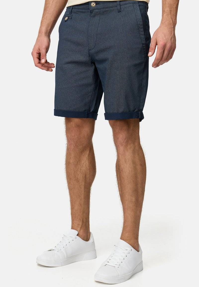 INDICODE JEANS INDICODE JEANS CUBA - Shorts - mottled blue Angebote