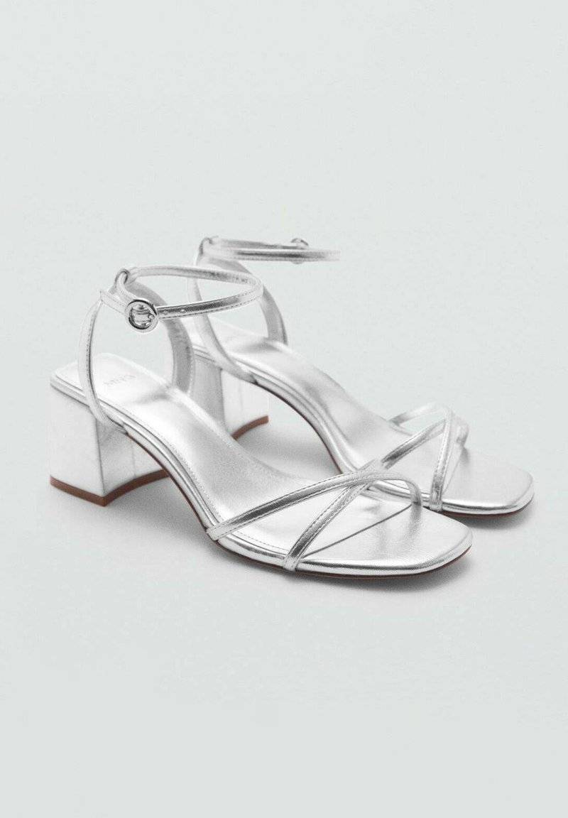 Mango Mango Sandals - plata Super Sparpreis