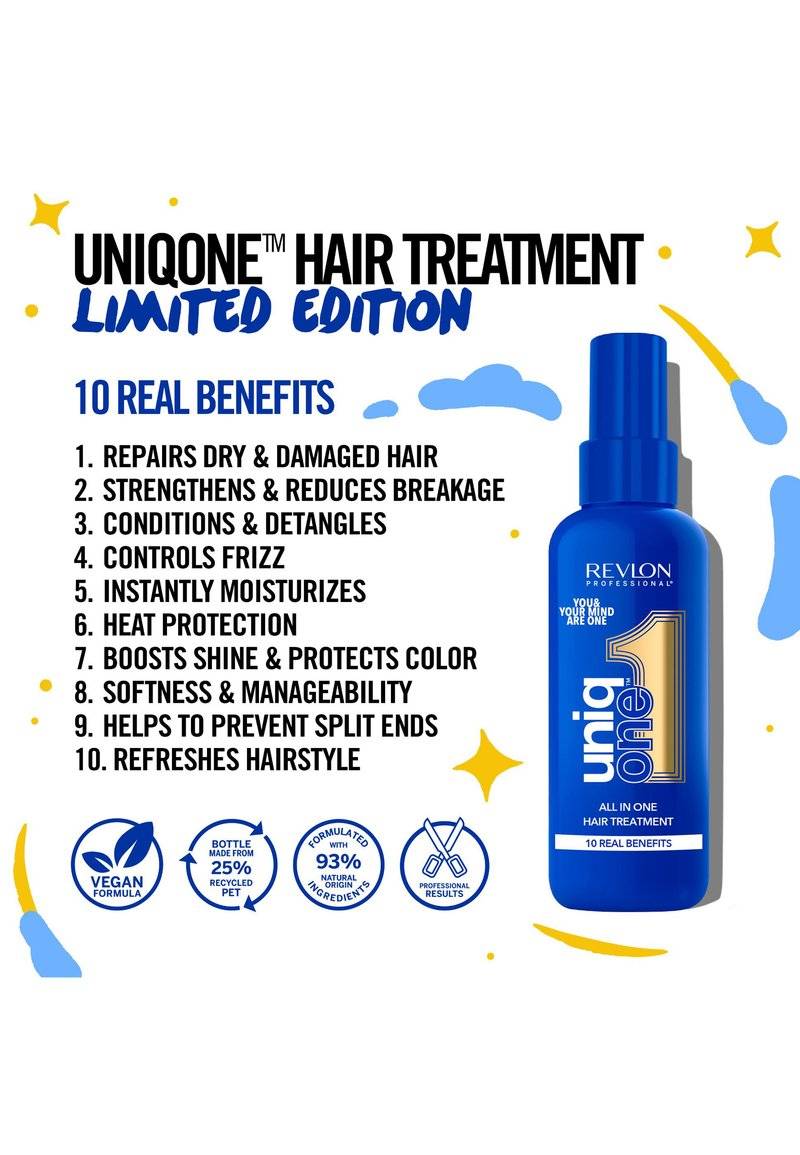 Revlon Professional Revlon Professional UNIQONE LIMITED EDITION RELAXING FRAGRANCE LEAVE-IN PROFESSIONAL MULTI-BENEFIT HAIR TREATMENT - REPAIR, DETANGLE, CONTROL FRIZZ & STYLE - Hair treatment Sonderangebot der Fabrik
