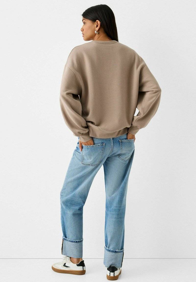 Bershka Bershka Sweatshirt - sand 2025